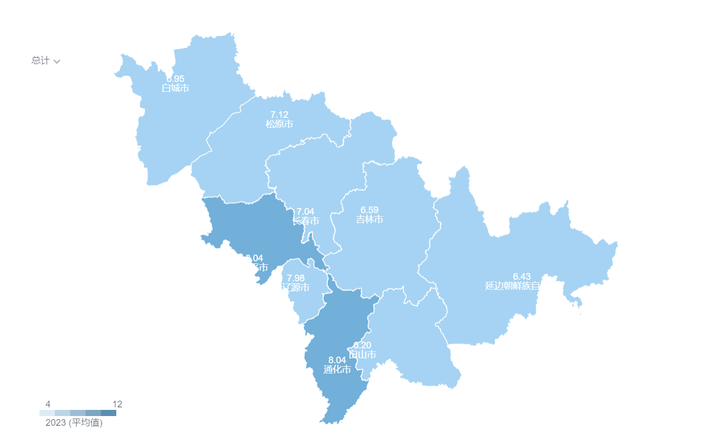 吉林省区划地图