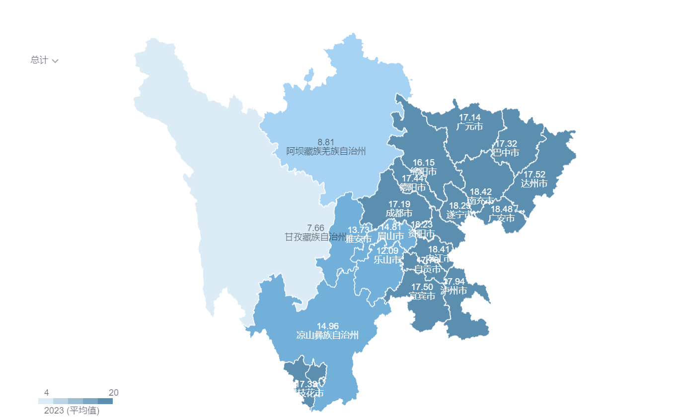 四川省区划地图