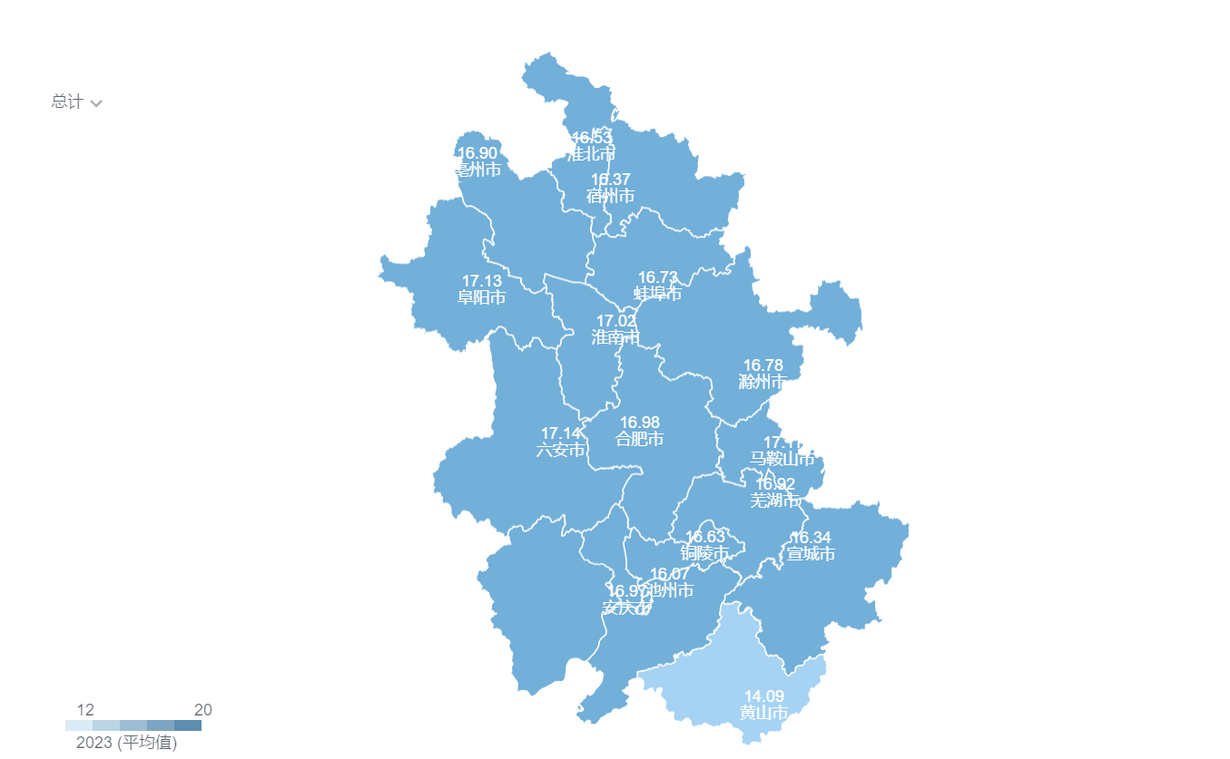 安徽省区划地图