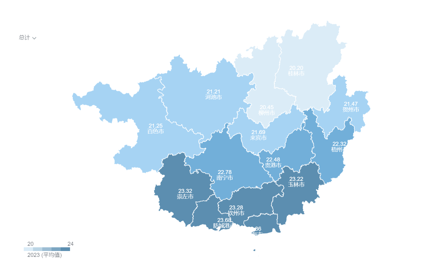 广西壮族自治区区划地图