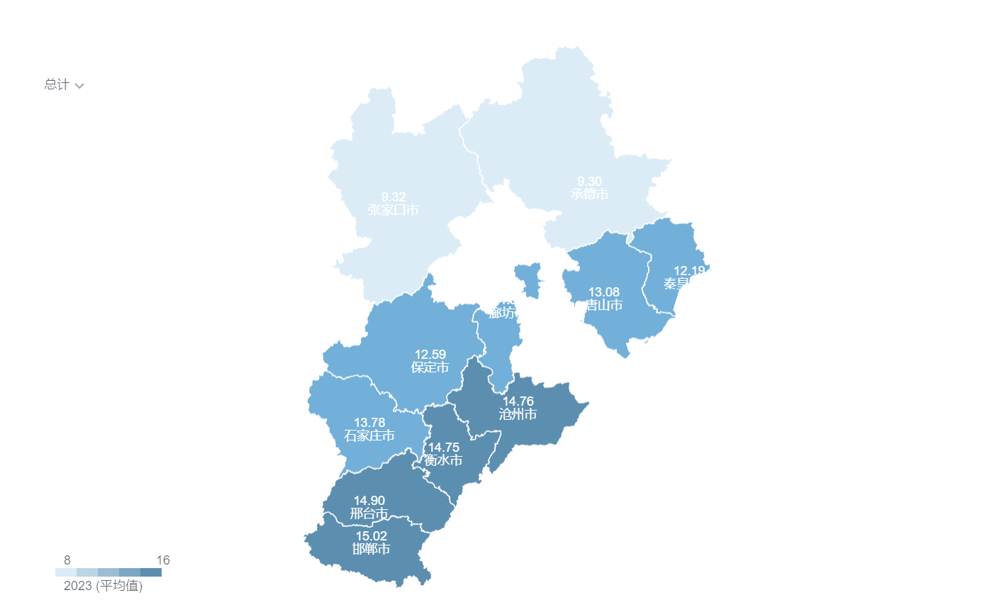河北省区划地图