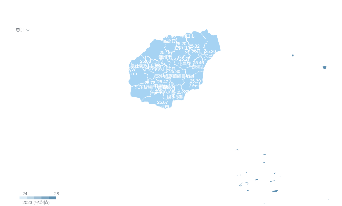 海南省区划地图