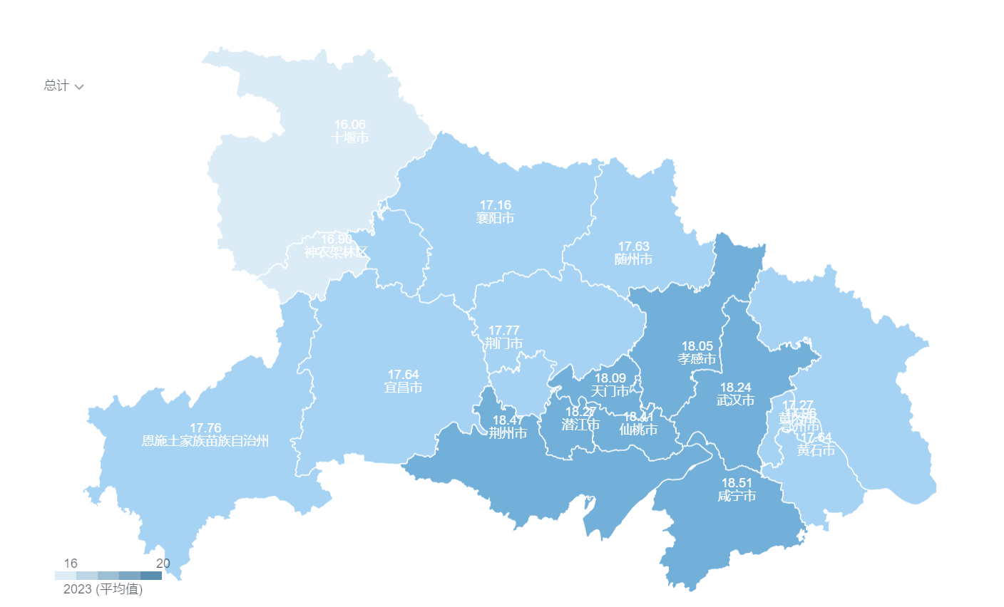 湖北省区划地图