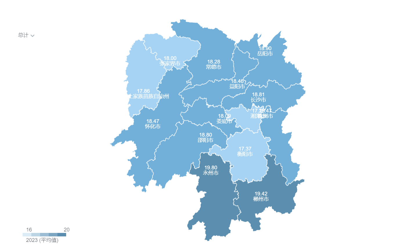 湖南省区划地图