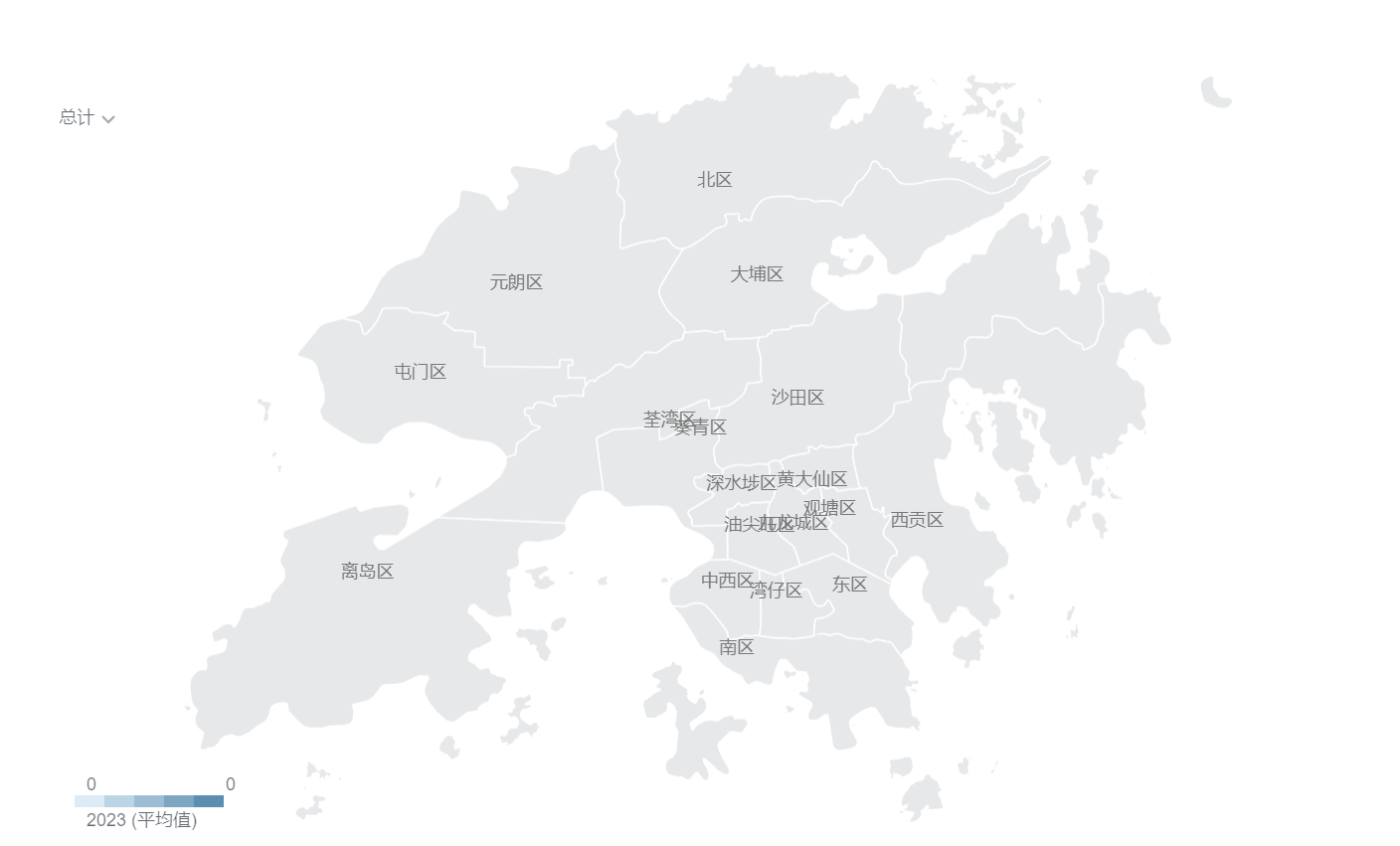 香港特别行政区区划地图